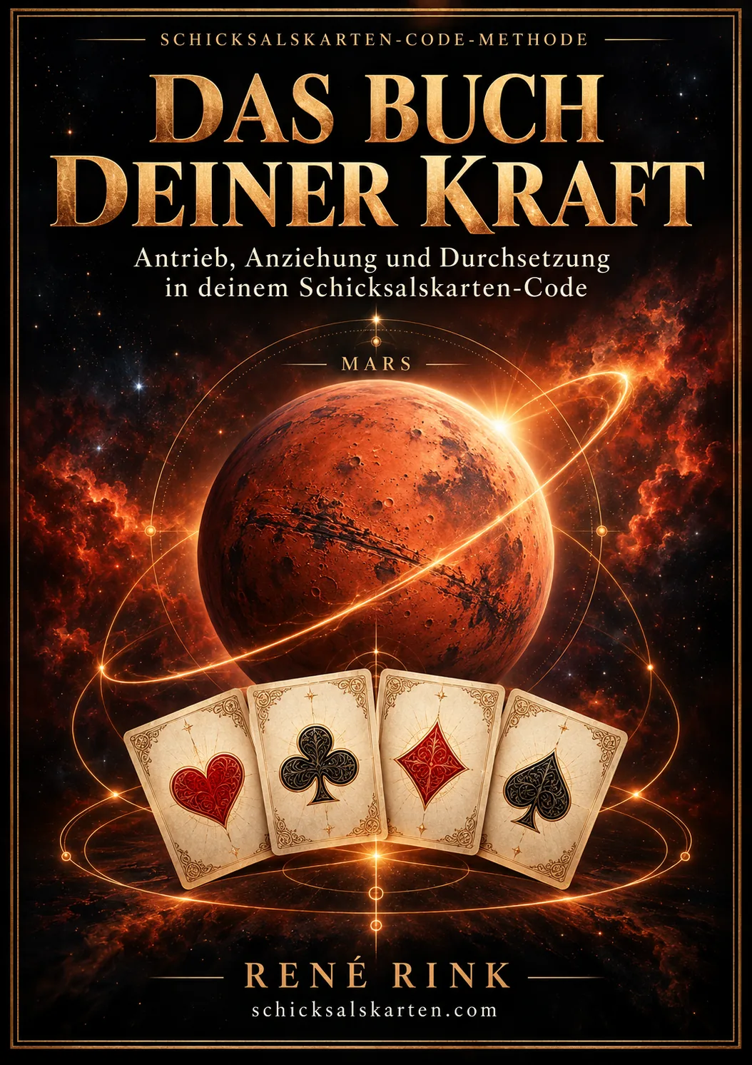 Mars: Das Buch deiner Kraft – Coverentwurf