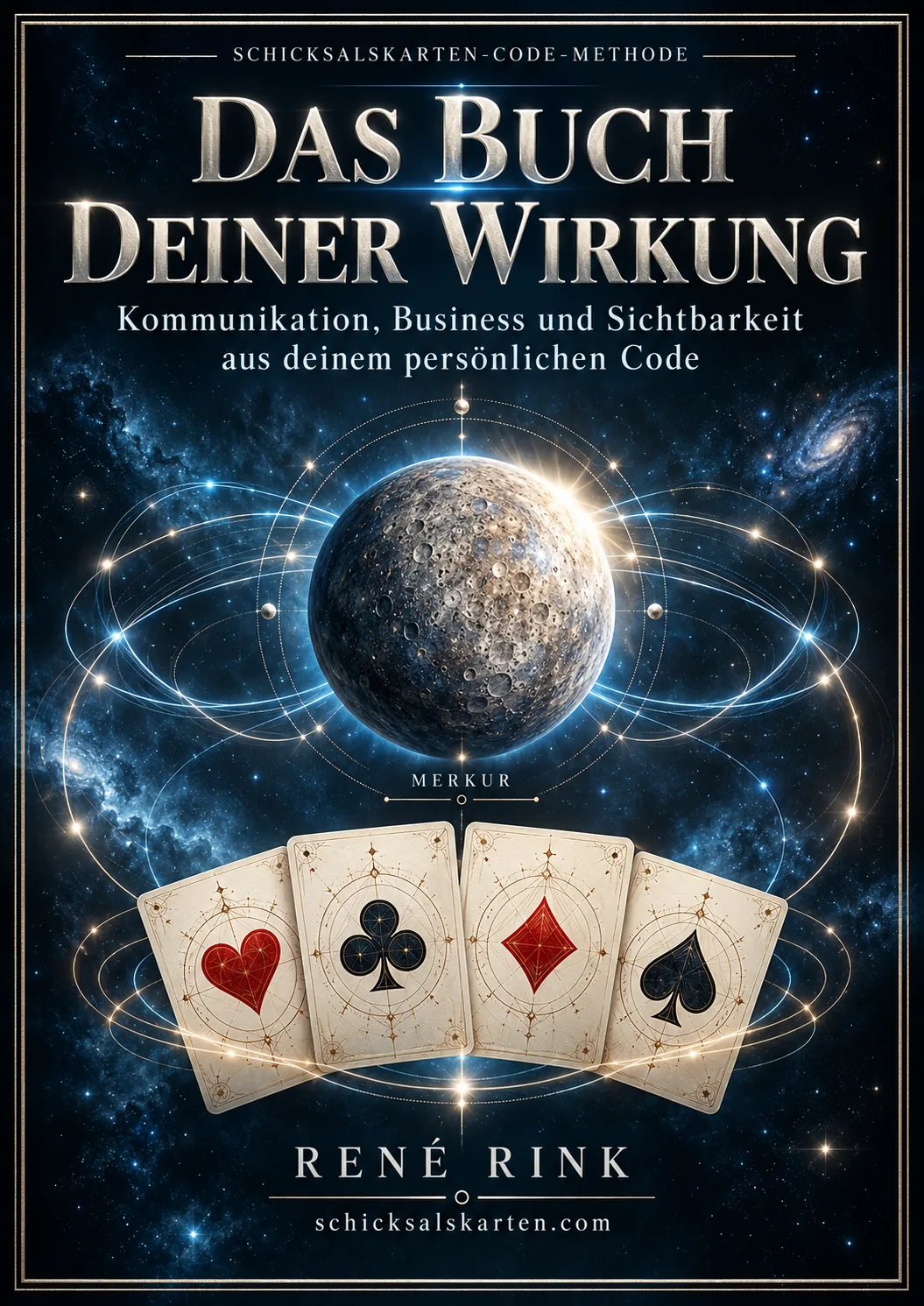 Merkur: Das Buch deiner Wirkung – Coverentwurf