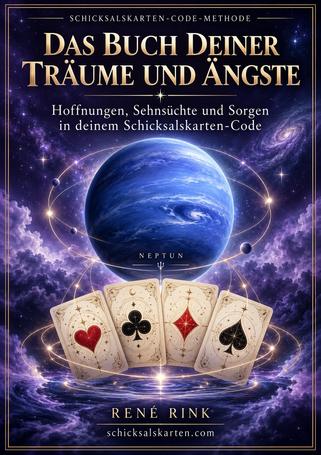 Neptun: Das Buch deiner Träume und Ängste – Coverentwurf