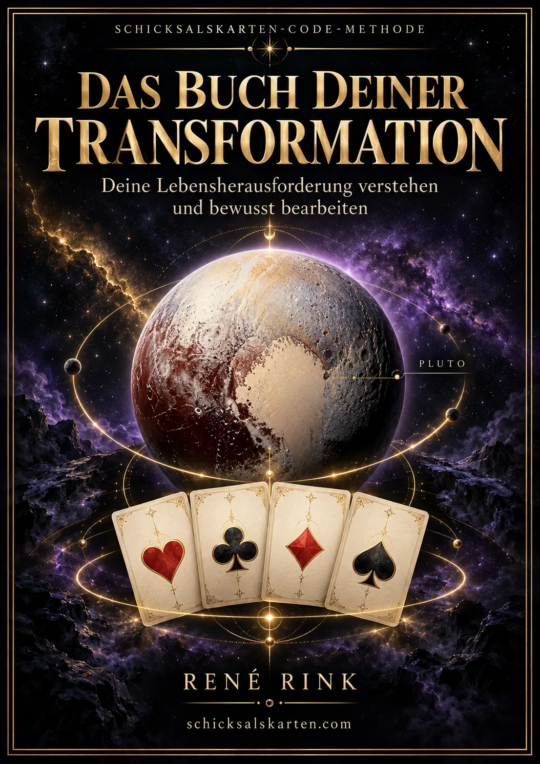 Pluto: Das Buch deiner Transformation – Coverentwurf