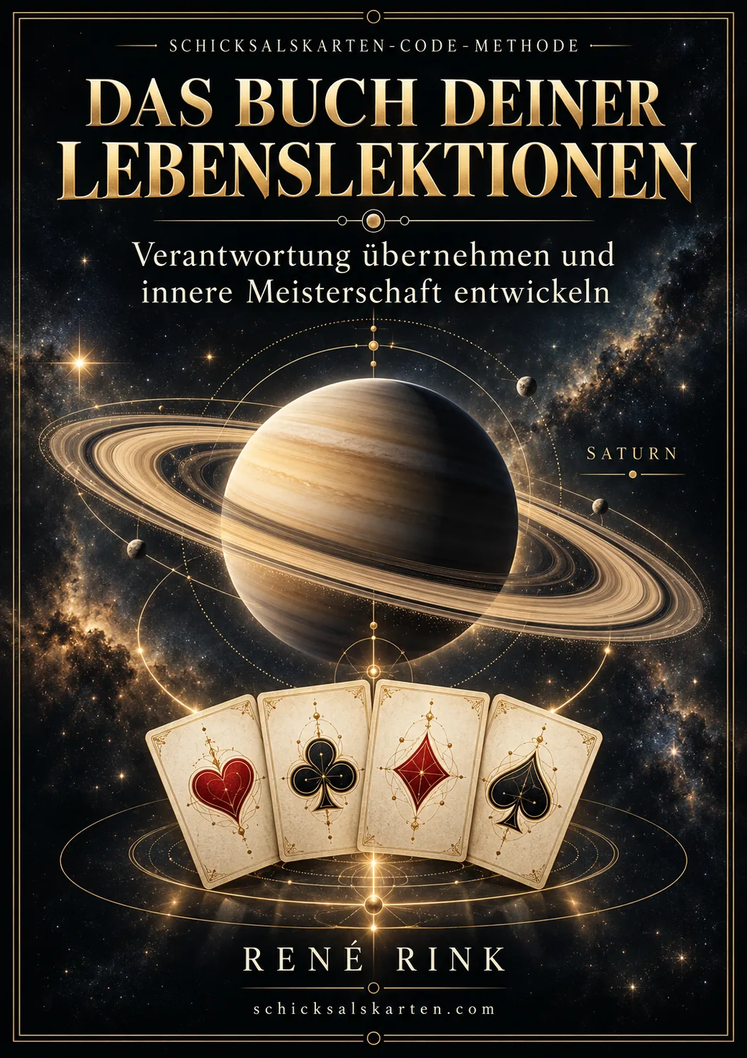 Saturn: Das Buch deiner Lebenslektionen – Coverentwurf