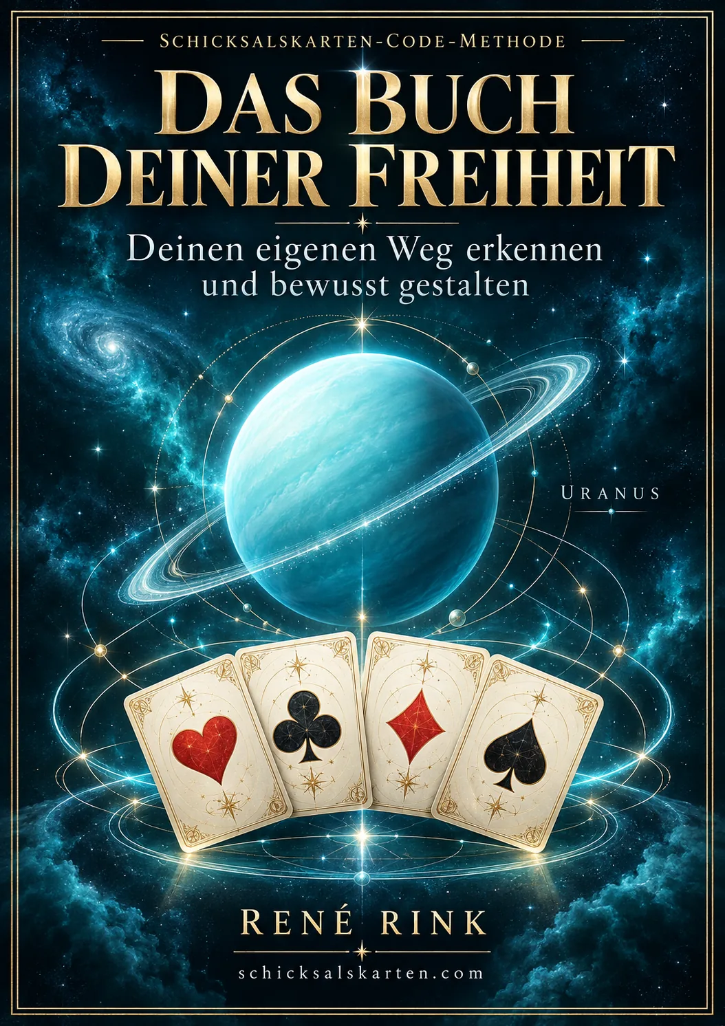 Uranus: Das Buch deiner Freiheit – Coverentwurf