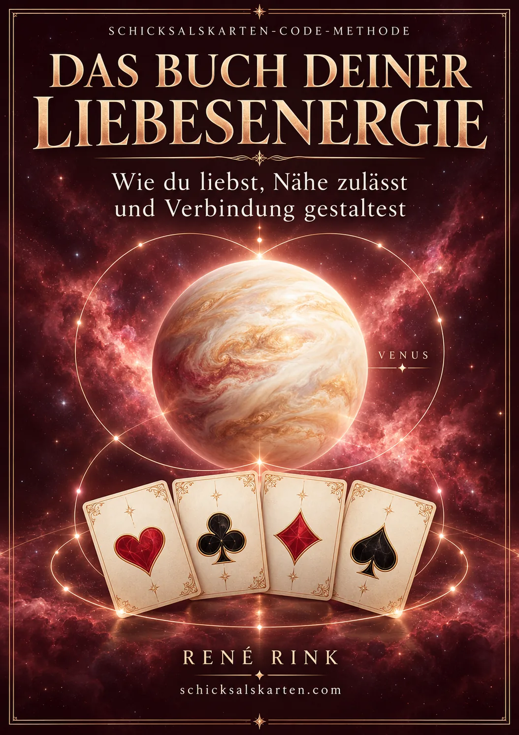 Venus: Das Buch deiner Liebesenergie – Coverentwurf